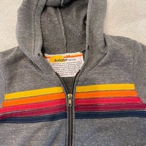 Aviator Nation Kids Zip Up Hoodie
